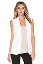 view 1 of 4 GILET ADAR in White