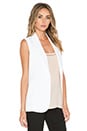 view 2 of 4 GILET ADAR in White