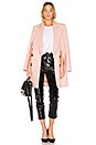 view 2 of 4 Cape Coat in Chalk Pink