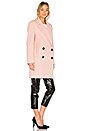 view 3 of 4 Cape Coat in Chalk Pink