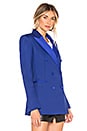 view 3 of 5 Tuxedo Blazer in Cosmic Blue