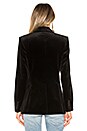 view 4 of 5 Stretch Velvet Tuxedo Jacket in Black