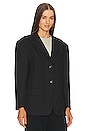 view 3 of 5 Galena Boxy Oversized Jacket in Black