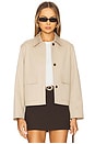 view 1 of 5 Patch Boxy Jacket in Soft Taupe