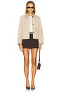 view 5 of 5 Patch Boxy Jacket in Soft Taupe