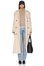 view 1 of 4 Oversized Double Button Trench in Soft Taupe