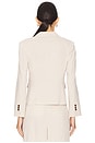 view 3 of 4 Shrunken Pocket Jacket in Straw