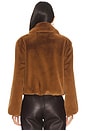 view 4 of 5 Faux Fur Jacket in Wood