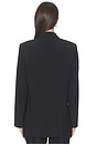view 3 of 4 Relaxed Slash Blazer in Black
