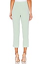 view 3 of 4 Basic Pull On Pant in Opal Green
