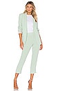 view 4 of 4 Basic Pull On Pant in Opal Green