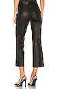 view 3 of 4 Leather Bristol Crop Pant in Black