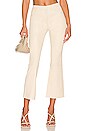 view 1 of 4 Leather Kick Pant in Chalk