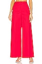 view 1 of 4 High Waist Wide Trouser in Grenadine