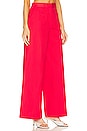 view 2 of 4 High Waist Wide Trouser in Grenadine