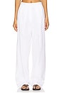 view 1 of 6 Pleat Pant in White