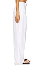 view 3 of 6 Pleat Pant in White