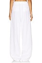 view 4 of 6 Pleat Pant in White