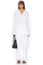 view 5 of 6 Pleat Pant in White