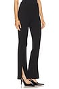 view 2 of 6 Slit Flare Legging in Black