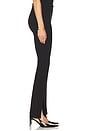 view 3 of 6 Slit Flare Legging in Black