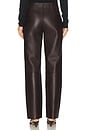 view 4 of 6 Straight Classic Leather Pant in Cacao