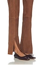 view 6 of 6 БРЮКИ С РАЗРЕЗАМИ in Caramel