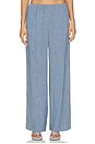 view 1 of 6 Denim Slit Pant in Light Denim