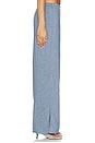 view 3 of 6 Denim Slit Pant in Light Denim
