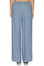 view 4 of 6 Denim Slit Pant in Light Denim