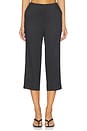 view 1 of 6 Slit Capri in Black
