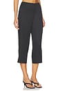 view 2 of 6 Slit Capri in Black