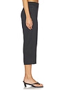 view 3 of 6 Slit Capri in Black