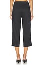view 4 of 6 Slit Capri in Black