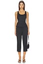 view 5 of 6 Slit Capri in Black