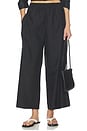 view 1 of 6 Fluid Cropped Pants in Black