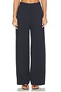 view 1 of 6 Classic Pleated Trousers in Deep Navy