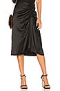 view 1 of 4 Ruched Skirt in Black