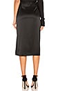 view 3 of 4 Ruched Skirt in Black