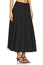 view 2 of 6 Accordion Skirt in Black