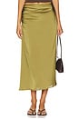 view 1 of 6 Side Ruched Skirt in Avocado
