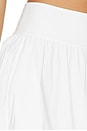 view 6 of 6 Front Vent Volume Skirt in White