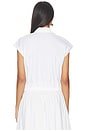 view 3 of 4 Cropped Elastic Shirt in White