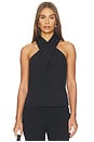 view 1 of 4 Halter Top in Black