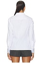 view 4 of 4 Cutaway Shirt in White