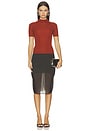 view 5 of 4 Leenda Top in Umber