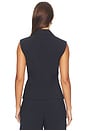 view 4 of 4 TOP DÉBARDEUR ASYMÉTRIQUE EN FORME DE SABLIER HOURGLASS ASYMMETRIC VEST TOP in Deep Navy