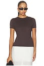 view 1 of 4 Tiny Apex Tee in Cacao