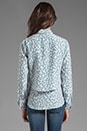 view 2 of 5 Pondicherry Rosita Silk Blouse in Aqua Multi