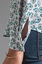 view 4 of 5 Pondicherry Rosita Silk Blouse in Aqua Multi